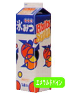 ハニー  氷みつ 【エメラルドパイン】 容量 1.8L かき氷 みつ 蜜 シロップ 1800ml かき氷シロップ 氷みつ 縁日 イベント 子供会 お祭り 文化祭 学園祭 おまつり 業務用 屋台 パーティー スィーツ デザート 国産