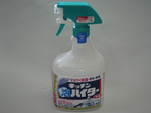 花王 キッチン泡ハイタースプレー【１L】液体塩素系漂白剤
