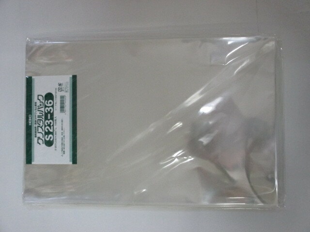 OPP クリスタルパック S23-36  0.03×230×360mm【100枚】シモジマ　 袋 透明 透明袋 梱包袋 ラッピング ハンドメイド クリアパック シモジマ 無地 菓子 小物 ビニール 仕分け 収納 保管 発送