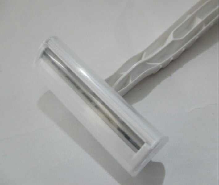 カミソリ EZ-2 2枚刃 外装マットフィルム 100個 アイテック  使い捨て アメニティ 宿泊 ホテル