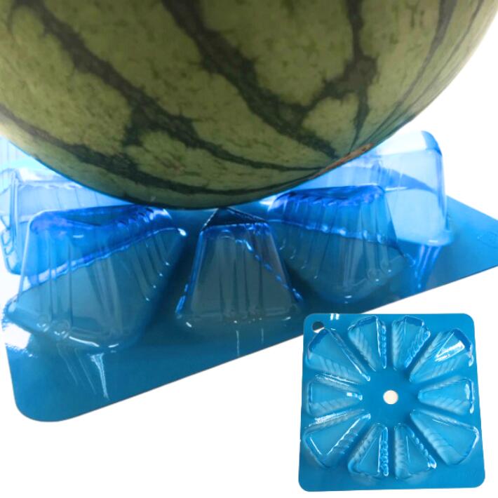 すいか メロン 台座 果実マット 青 【100枚】 マット 果物用 145×145