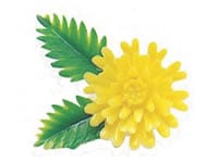 【箱単位】豆菊 造花 1000個 /1袋100個×10袋 A-57 お刺身 刺身 豆 菊 プラスチック ※食べられません