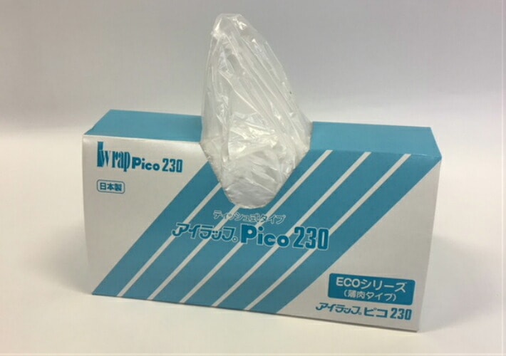 エコ・アイラップ Pico 230 230×340mm 【1000枚】 岩谷マテリアル アイラップ ピコ半透明 ポリ袋 薄手 HD ポリ シャリシャリ 残飯 スーパー 家庭 三角 ボックス NO.12 高密度ポリエチレン