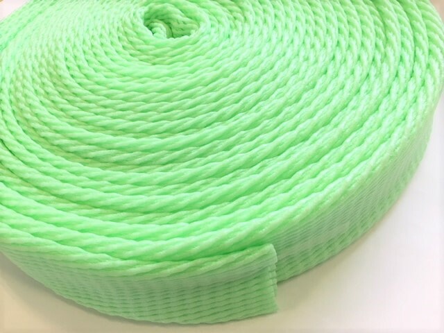 フルーツキャップ 緑 【ロール状】【20M巻】 果物 緩衝材 保護材 発泡 ネット 瓶 ガラス 保護 破損防止