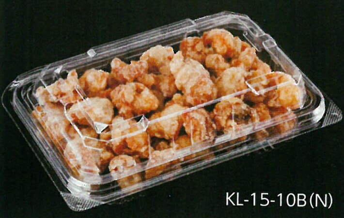 フードパック KL-15-10B 148×100×26（蓋高17mm）【50枚】 シーピー化成