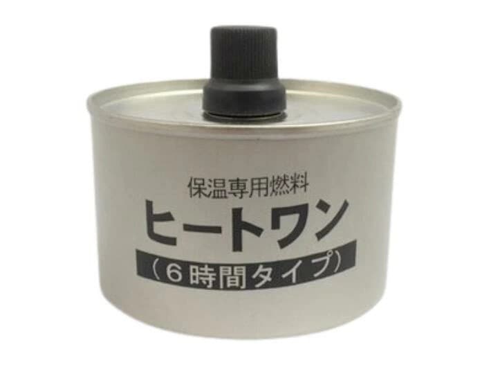 【1缶】ニチネン ヒートワン 6時間タイプ  1個 保温専用燃料 キャンプ 業務用 液体 燃料 鍋 一人用 一人鍋 割烹 料理 レストラン 食事 ホテル 保温 保湿