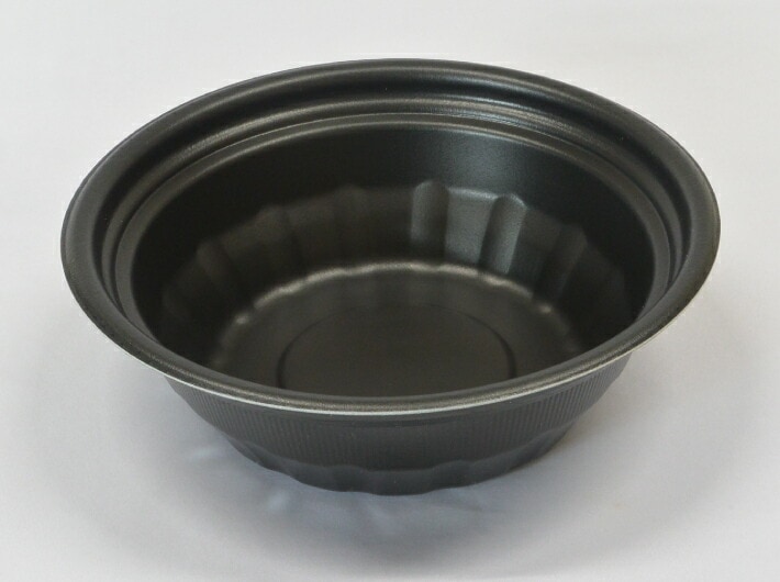 【本体のみ】どんぶり 麺丼 本体のみ 218パイ×70mm 1袋 50枚 黒 ラーメン 使い捨て 容器 レンジOK デリバリー テイクアウト 丼 でか丼 大盛り 漏れにくい 大容量 大きい 麺 うどん スープ プラ 業務用 プラスチック