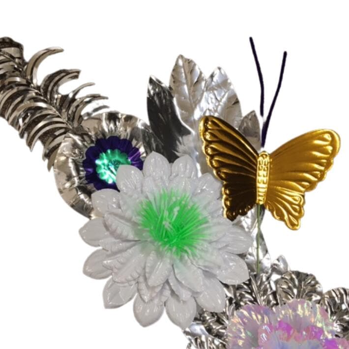 フラワーリング付属 SFB-1 造花 のみ 10本単位 長さ108cm かご盛り