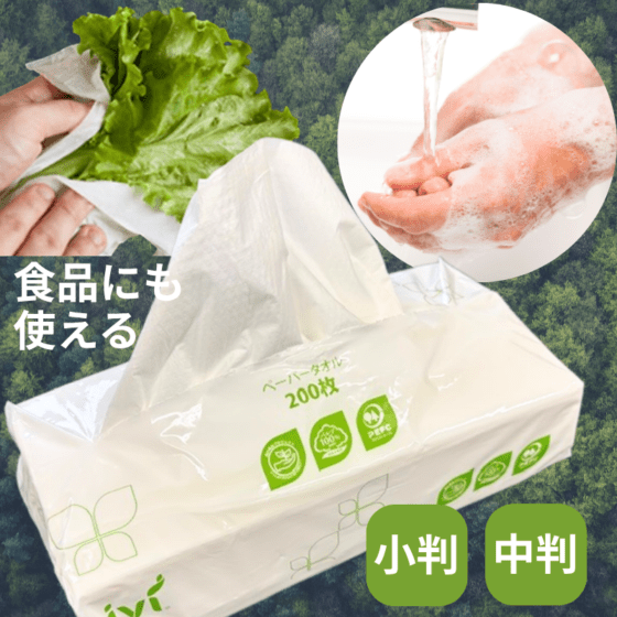 リビィ エブリデイ ペーパータオル 1ケース 200枚 小判 中判 蛍光染料不使用 100％バージンパルプ 紙 タオル 業務用 ケース 手拭き 手洗い ウィルス対策 ハンドタオル 植林木使用 ユニバーサル・ペーパー インドネシア製