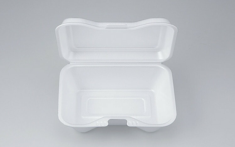 発泡 VK-610 無地 【50枚】 183×135×46mm 発泡ポリスチレン PSP ごはん容量200g【レンジ不可】 シーピー化成 CP化成 テイクアウト容器 弁当 容器 使い捨て 業務用 プロ用 弁当箱 学園祭 デリバリー 宅配 おしゃれ 使い捨て食器 使い捨て皿 器