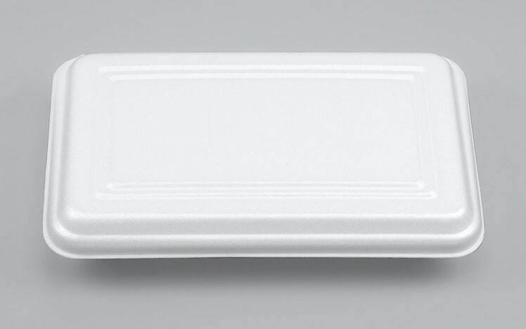 お取り寄せ 発泡 VK-61 無地 【50枚】220×132×28mm 発泡ポリスチレン PSP ごはん容量410g【レンジ不可】 シーピー化成 CP化成 弁当 容器 使い捨て 業務用 プロ用 弁当箱 学園祭 デリバリー 宅配 おしゃれ 使い捨て食器 使い捨て皿 器