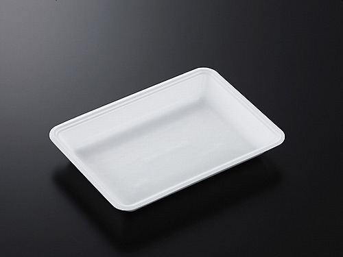 発泡 トレー CN25-18GG (L) 【50枚】 248×180×35 mm 中央化学 PSP 白 食品トレー   容器 刺身 惣菜 鮮魚 テイクアウト お持ち帰り 使い捨て レンジ不可 CNトレー CN おしゃれ 使い捨て食器 使い捨て皿 器