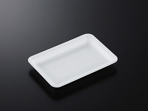 発泡 トレー CN22-15E （L)【100枚】 220×150×25 mm 中央化学 PSP 白 食品トレー   容器 刺身 惣菜 鮮魚 テイクアウト お持ち帰り 使い捨て レンジ不可 CNトレー CN おしゃれ 使い捨て食器 使い捨て皿 器