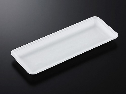 発泡 トレー CN36-14E （L)【100枚】 360×140×25 mm 中央化学 PSP 白 食品トレー   容器 刺身 惣菜 鮮魚 テイクアウト お持ち帰り 使い捨て レンジ不可 CNトレー CN おしゃれ 使い捨て食器 使い捨て皿 器