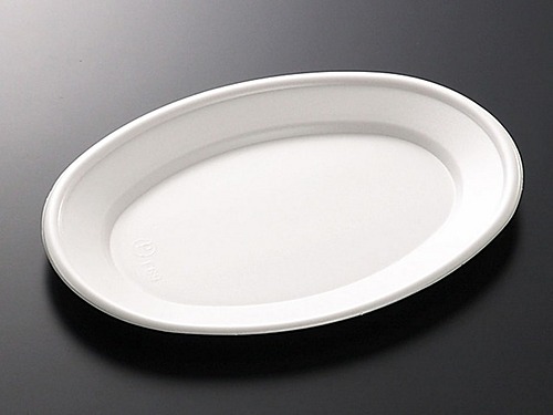 小判皿 大 (L) 【50枚】 310×230×27 mm 中央化学 PSP 白 ブラウン 食品トレー   容器 刺身 惣菜 鮮魚 テイクアウト お持ち帰り 使い捨て レンジ不可 小判 皿 焼き魚 おしゃれ 使い捨て食器 使い捨て皿 器