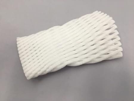 フルーツキャップ T-15 白 【シングル】 15cm 【100個】  果物 緩衝材 保護材 発泡 ネット キャップ フルーツ 網 輸送 衝撃 守る 保護 振動