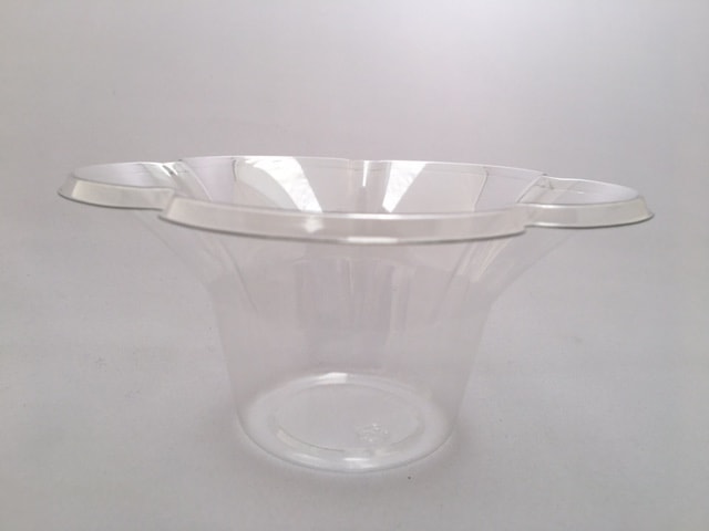 かき氷 使い捨て カップ かき氷カップ ミニフルール 透明 80枚 コップ プラカップ プラコップ プラスチックカップ トッピング 屋台 イベント 夏 氷 フラワー フラワーカップ トッピング 花型 かわいい 業務用 コップ 使い捨て デザート ハニー