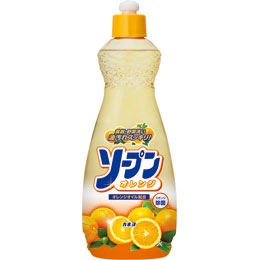【カネヨ】業務用 ソープンオレンジ 600ml オレンジの香り 【1本】野菜 果物 食器 調理用具用 スポンジ除菌 泡立ち 洗浄 油汚れ 泡切れ 洗剤 中性 食器 洗い オレンジ 厨房 家庭用 食堂 レストラン