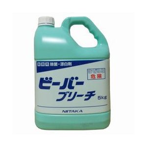 【ケース】漂白剤 ニイタカ ビーバー ブリーチ 5kg 3本 / ケース 食品添加物 次亜塩素酸ナトリウム ジア 次亜塩素 ジア塩素 漂白