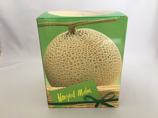 メロン出品① メロンギフト用化粧箱 メロン1ヶ入メルブラック 手提箱 果物箱