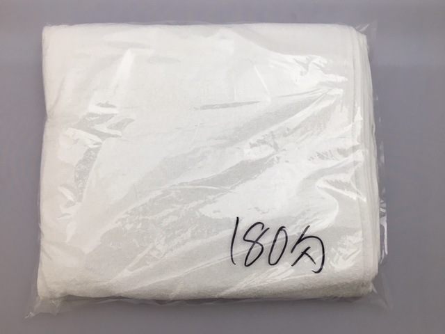 タオル 180匁 白 綿 100% 1ダース 12枚 薄手 雑巾 約33×80cm 掃除用タオル 使い捨て 台拭き 厨房 拭き取り ダスター 清掃 洗車 洗浄  ペット 介護