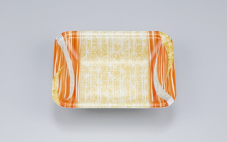 発泡 トレー 新LF 12-30 滝川橙 【100枚】148×120×30mm シーピー化成 PSP 柄 食品トレー   容器 刺身 惣菜 鮮魚 テイクアウト お持ち帰り 使い捨て レンジ不可 CP CP化成 中華 おしゃれ 使い捨て食器 使い捨て皿 器