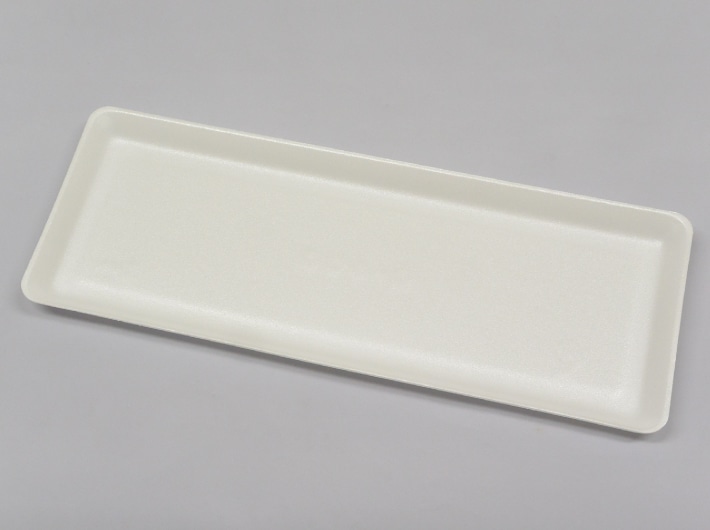 特大トレー 発泡トレー Q-600 【50枚】 Q600 デンカポリマー 長430×幅160×高20mm 発泡ポリスチレン 発泡 スーパー 販売大型 鮮魚 魚 430×160×20 容器 テイクアウト容器  パック 業務用 デンカ トレー プロ用 使い捨て食器 使い捨て皿 器