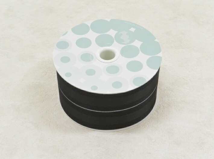 ニュースイス リボン 黒色 幅50mm×20M巻 【6巻】スイス ブラック
