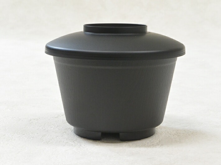 セット】 茶碗蒸し GS-200 黒 耐熱カップ 容量198cc 蓋付セット【50枚