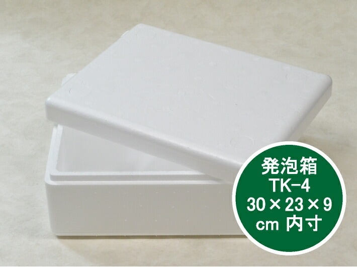 発泡ボックス TK-4 蓋付セット 保冷 ボックス 内寸300×230×90mm 発泡箱 保冷箱 クールBOX 保冷 発泡 保存 ボックス箱  軽い 釣り アイス ジュース 缶 キャンプ ※保冷剤は別売り 外寸330×260×105mm