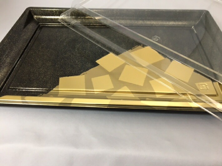 【セット】DX 角皿 特4 金砂目 BK セット 外寸:450×300×30(蓋高36)mm 25枚入 プラスチック容器 使い捨て テイクアウト お刺身 お寿司 刺身 寿司 盛り合わせ テイクアウト容器 業務用 プロ用 文化祭 学園祭 デリバリー 宅配 おしゃれ 使い捨て食器 使い捨て皿 器