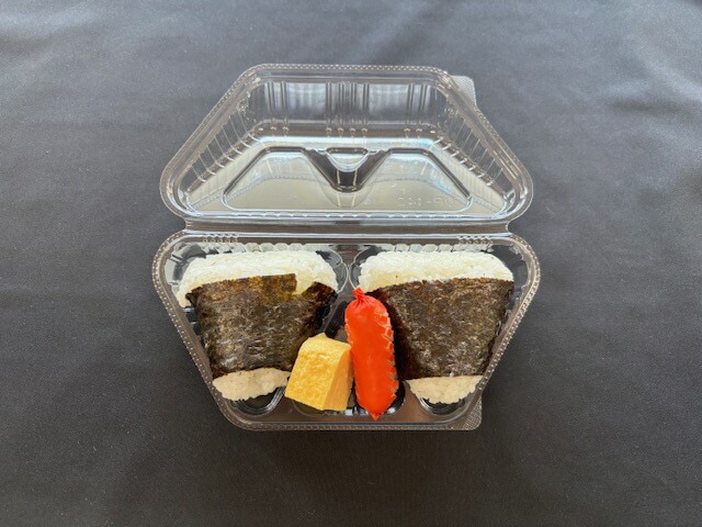 OP-142 おにぎり2個入【50枚】187×97×12/33(39)mm デンカポリマー