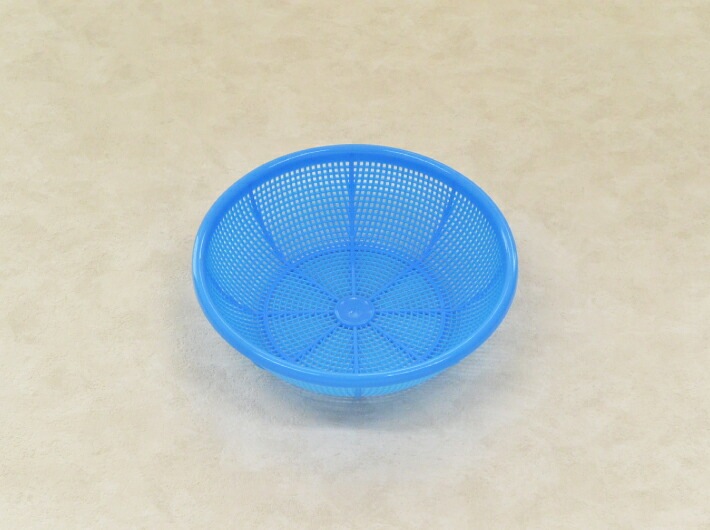 プラスチック Pザル 小 青 直径185(170)×55(53)mm 20枚 PP ザル ブルー