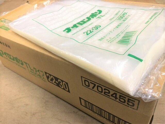ケース】ナイロンポリ TL 22-30 真空袋 220×300mm【140枚】100枚×14袋