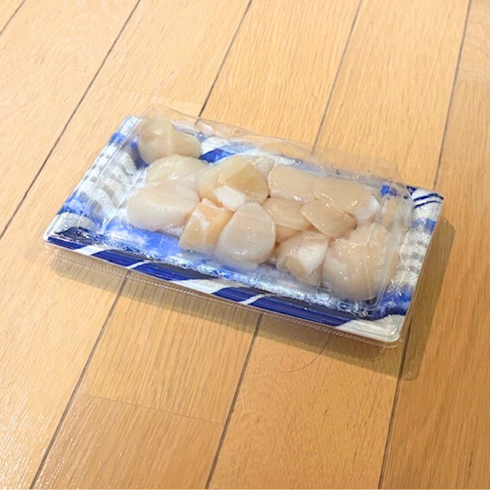 【セット】 刺身容器 ふれあい L20-12B ゆきかざ青 セット【50枚】 2点盛 197×114×42 蓋18mm リスパック PSP 柄 食品トレー  容器 精肉 にぎり 寿司 刺身 惣菜 鮮魚 テイクアウト お持ち帰り 使い捨て レンジ不可 リス お造り