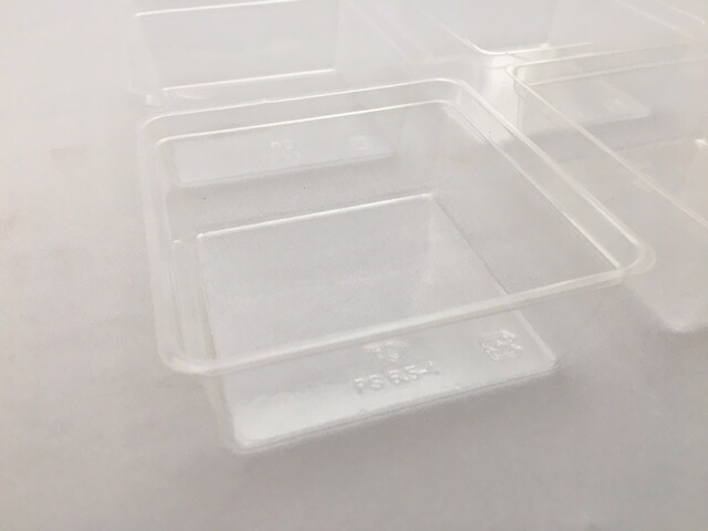カップのみ】6.5寸用 9仕切サイズ 100枚 62×62×36 mm 6.5寸重箱用 9