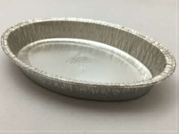 楕円 アルミグラタン皿 OV-1726 幅117×長165×高24mm 260cc 【50枚