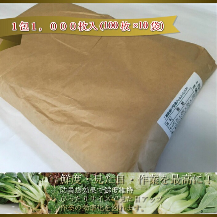 【オリジナル】【底広】OPPボードン 無地 三角袋 厚み0.02×上幅280/下幅160×長400mm 【1000枚】 穴なし水抜き付  プラマークなし  防曇袋 野菜袋 出荷袋 三角袋 OPP ボードン ロング 無地 ほうれん草 野菜 三角