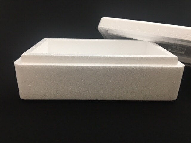 発泡ボックス TK-1 蓋付セット 保冷 ボックス 内寸187×96×55mm 発泡箱