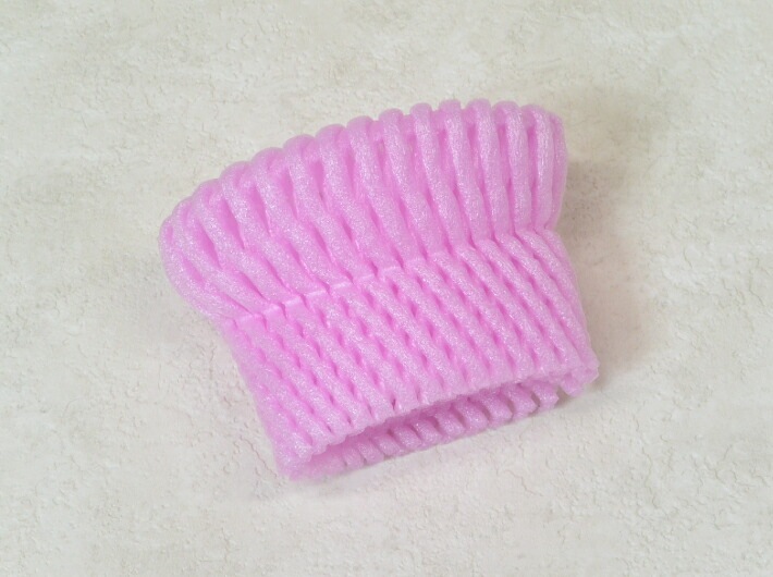 【ピンク】バイオ フルーツキャップ TSW-5 ピンク 【ダブル】5cm 【100個】バイオプラスチック20% 果物 緩衝材 保護材 発泡 ネット いちご 苺 キウイ キャップ フルーツ 網 輸送 衝撃 守る 保護 振動