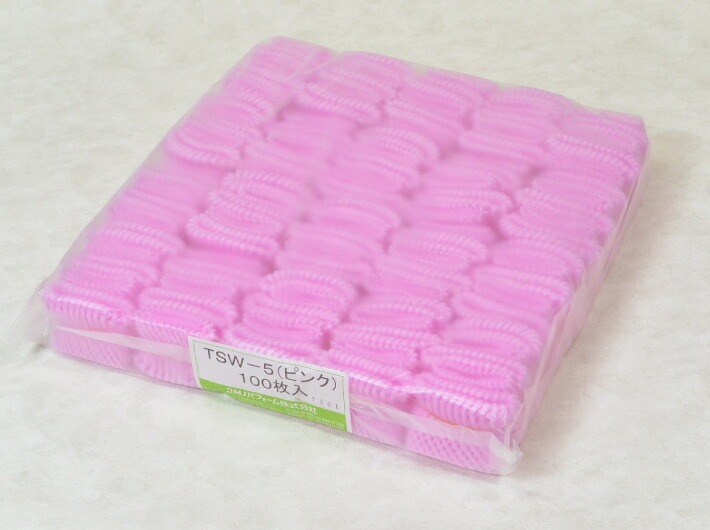【ピンク】バイオ フルーツキャップ TSW-5 ピンク 【ダブル】5cm 【100個】バイオプラスチック20% 果物 緩衝材 保護材 発泡 ネット いちご 苺 キウイ キャップ フルーツ 網 輸送 衝撃 守る 保護 振動