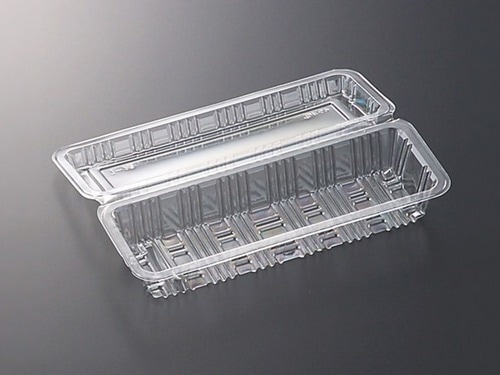 フードパック 巻寿し １浅 216×82×34mm 【100枚】 デンカポリマー 惣菜 容器 透明 パック 使い捨て テイクアウト お持ち帰り 太巻き 寿司 ホットドック 業務用 プロ用 文化祭 学園祭 デリバリー 宅配 おしゃれ 使い捨て食器 使い捨て皿 器