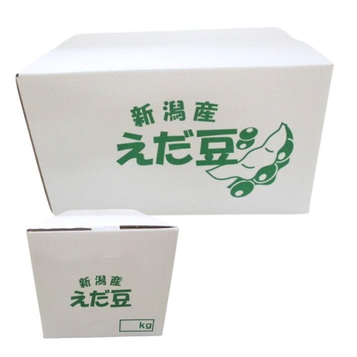 ご注文後10日後発送】段ボールのみ 【オリジナル】新潟産 枝豆