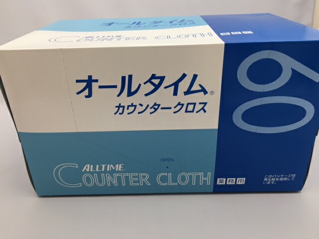 〖　ちょび様　〗カウンタークロス 32個 厚口】 カウンタークロス 青 ブルー 35×61cm 1箱 60枚 FT-303N 抗菌
