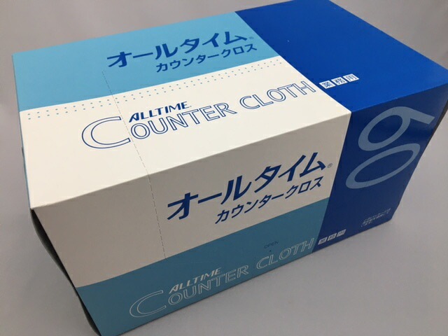 〖　ちょび様　〗カウンタークロス 32個 厚口】 カウンタークロス 青 ブルー 35×61cm 1箱 60枚 FT-303N 抗菌