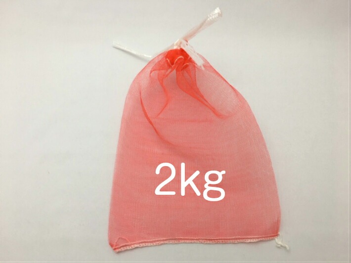モノフィラネット 2kg 赤 口幅23×奥行32cm【100枚】 信和 モノヒラ