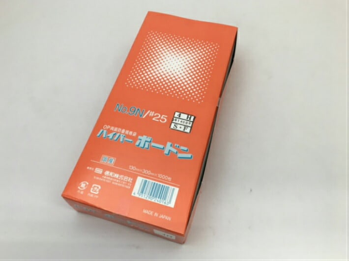 OPP ハイパーボードン #25 NO.9N【4穴】0.025×130×300mm 【1000枚