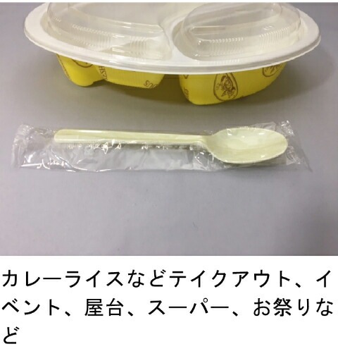 スプーン 160 単袋入 長さ 160mm 100入 中央化学 プラスチック 袋入 