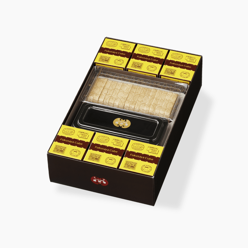 フクサヤキューブ・最中詰め合わせ(フクサヤキューブ6個 / 最中8ヶ入)