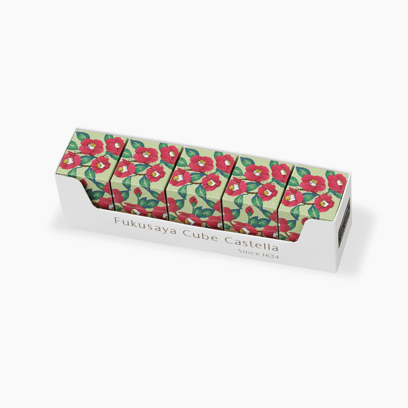 フクサヤ 寒椿キューブ ギフトセット 5個入